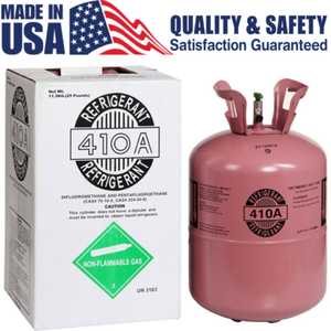 R-410a refrigerant 25 lb. cylinder